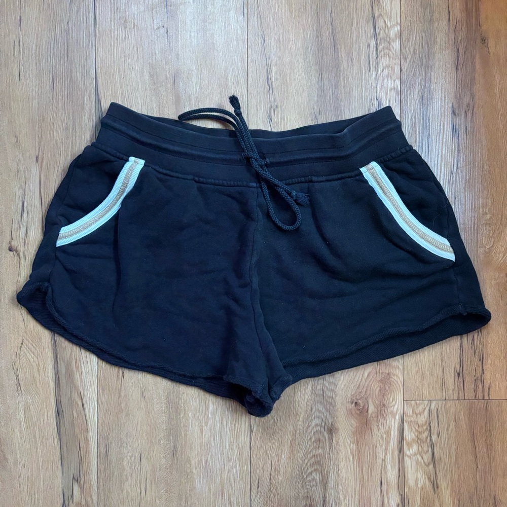 Joie Black Shorts with White and Gold Details